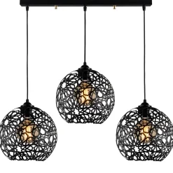 Hanglamp Fellini Zwart 3-Lichts