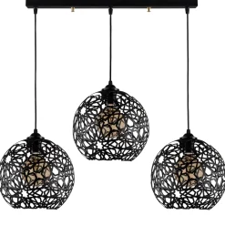 Hanglamp Fellini Zwart 3-Lichts