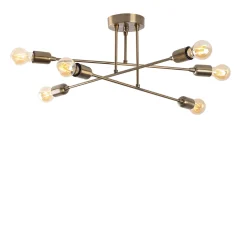 Hanglamp Fleur 6-Lichts Goud