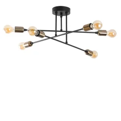 Hanglamp Fleur Metaal Zwart