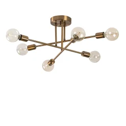 Hanglamp Flower Metaal Goud