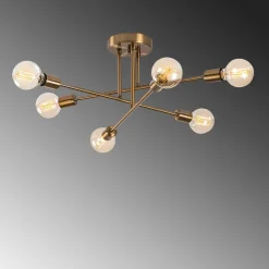 Hanglamp Flower Metaal Goud