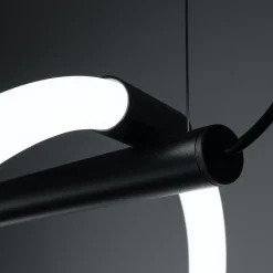 Hanglamp Galakse Zwart LED 2700-6500K 84cm - Giga Meubel