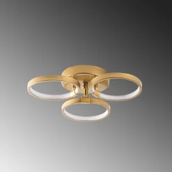 Hanglamp Halka Goud