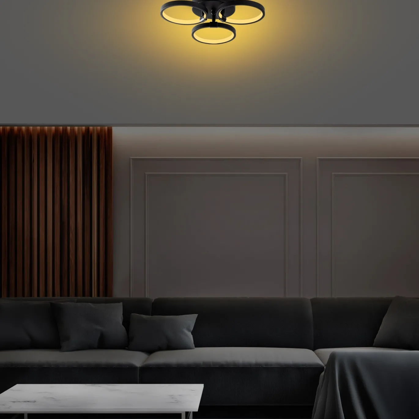 Hanglamp Halka Zwart