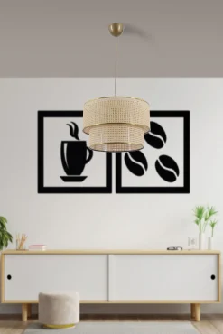 Hanglamp Hazeran Ecru Wit