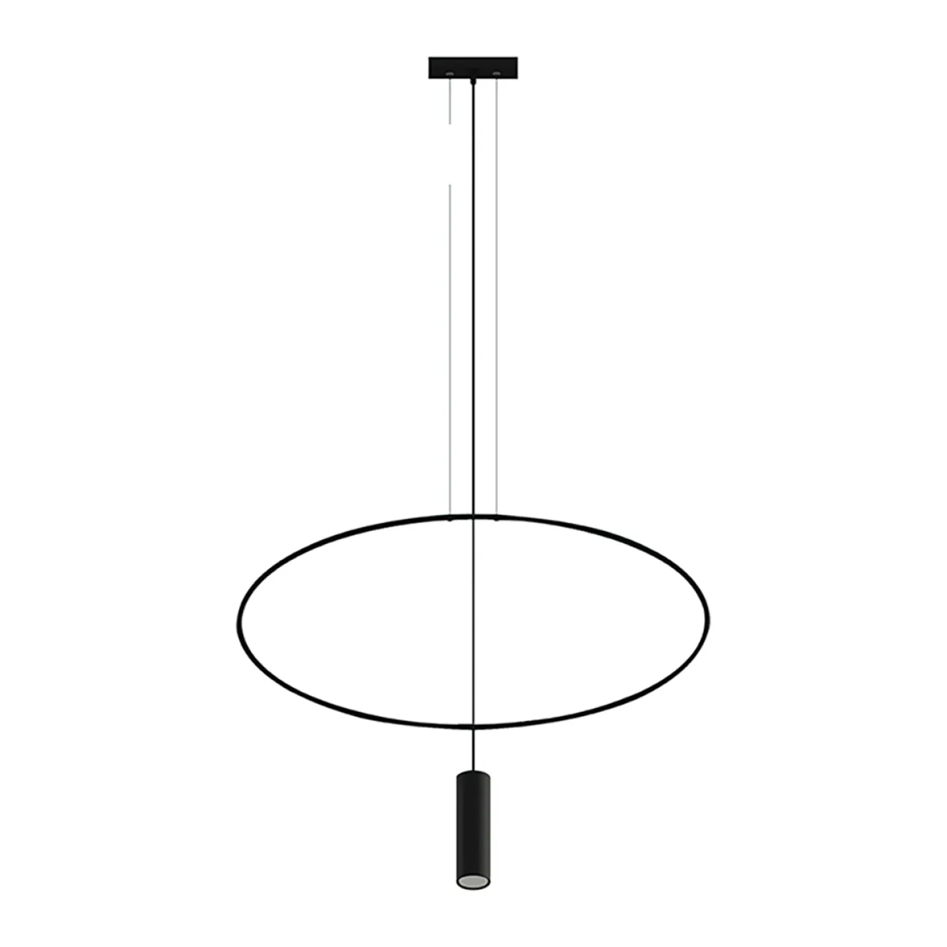 Hanglamp Holar 1-Lichts Zwart - Giga Meubel