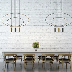 Hanglamp Holar 1-Lichts Zwart - Giga Meubel