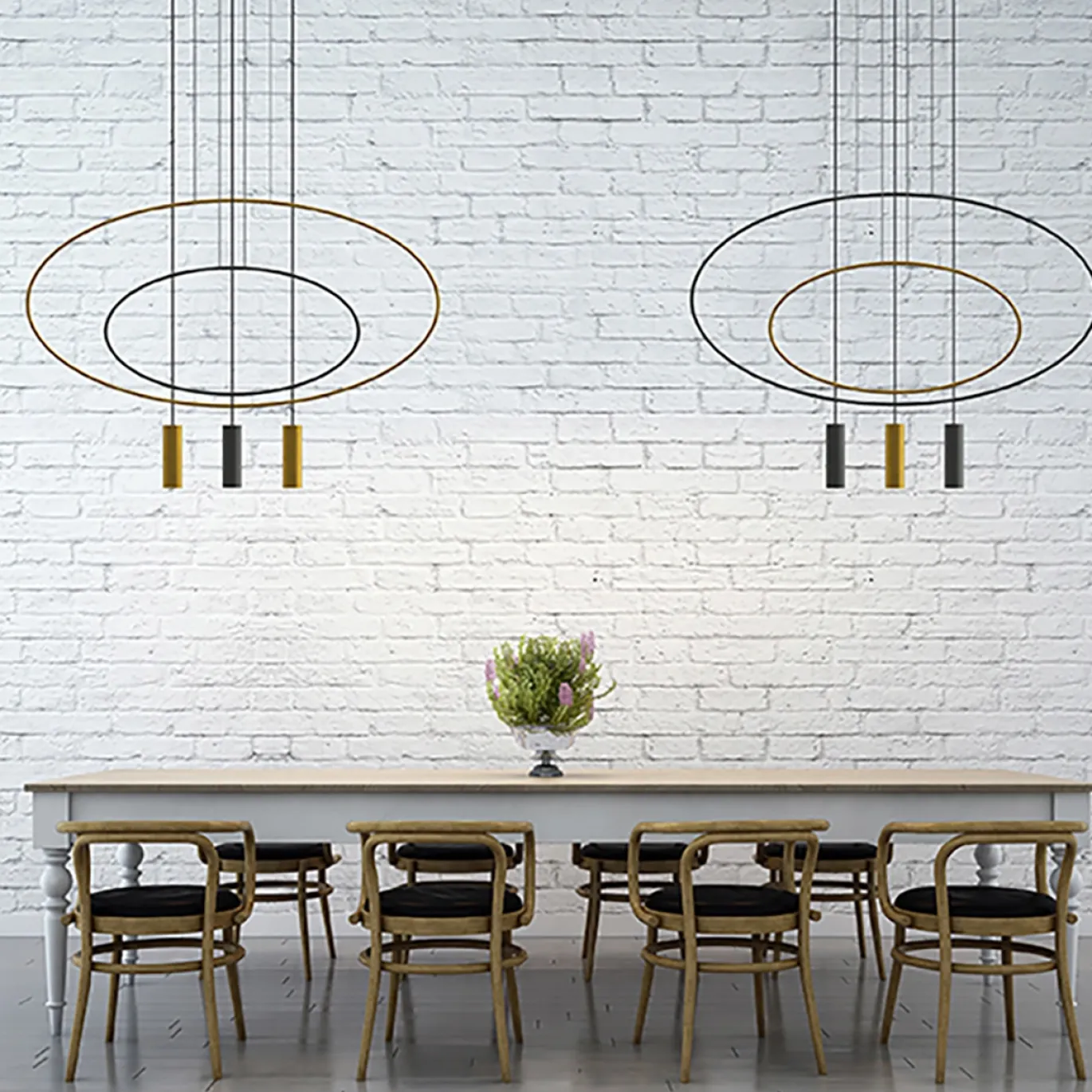 Hanglamp Holar 1-Lichts Zwart - Giga Meubel