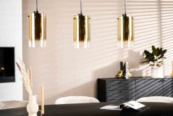 Hanglamp Honiton 3-Lichts Goud - Giga Meubel