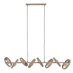 Hanglamp Hover 8-lichts Beige - Giga Meubel