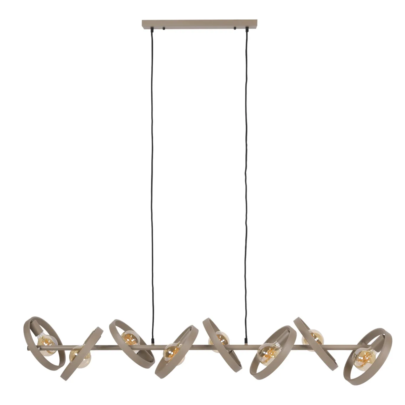 Hanglamp Hover 8-lichts Beige - Giga Meubel