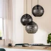 Hanglamp Joep 3-Lichts Zwart - Giga Meubel
