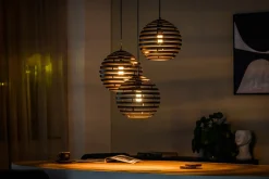 Hanglamp Joep 3-Lichts Zwart - Giga Meubel