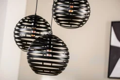 Hanglamp Joep 3-Lichts Zwart - Giga Meubel
