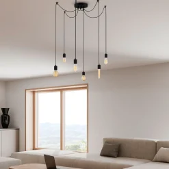 Hanglamp Kabluni Zwart 6-Lichts