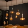 Hanglamp 4+3 Karaf Artic Zwart - Giga Meubel