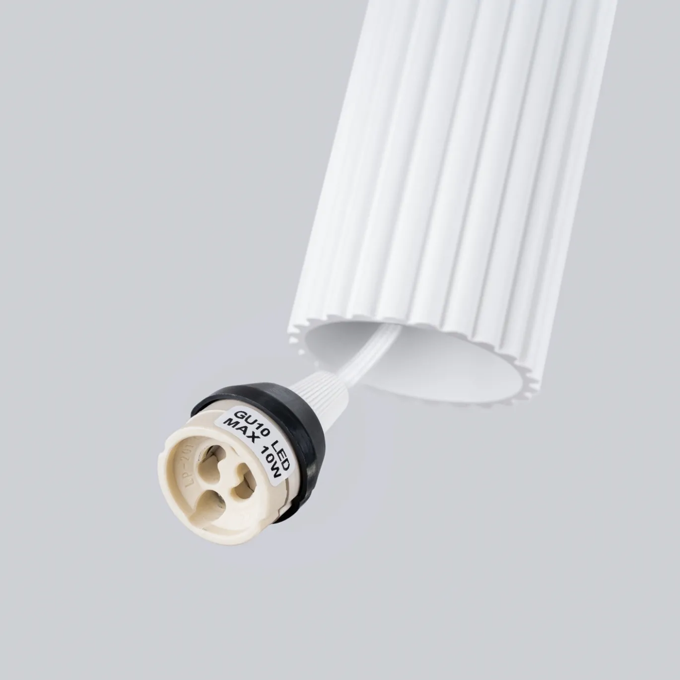 Hanglamp Karbon 3-Lichts Getrapt Wit - Giga Meubel