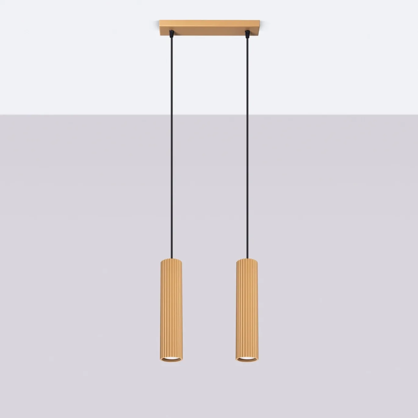 Hanglamp Karbon 2-Lichts Goud - Giga Meubel