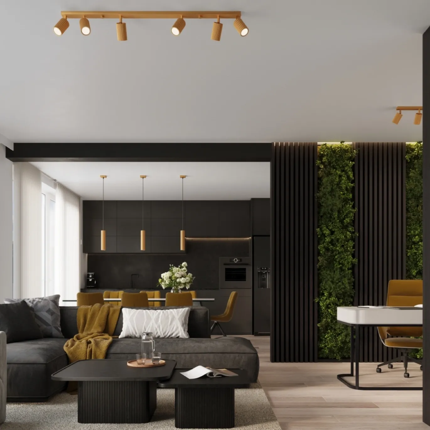 Hanglamp Karbon 2-Lichts Goud - Giga Meubel