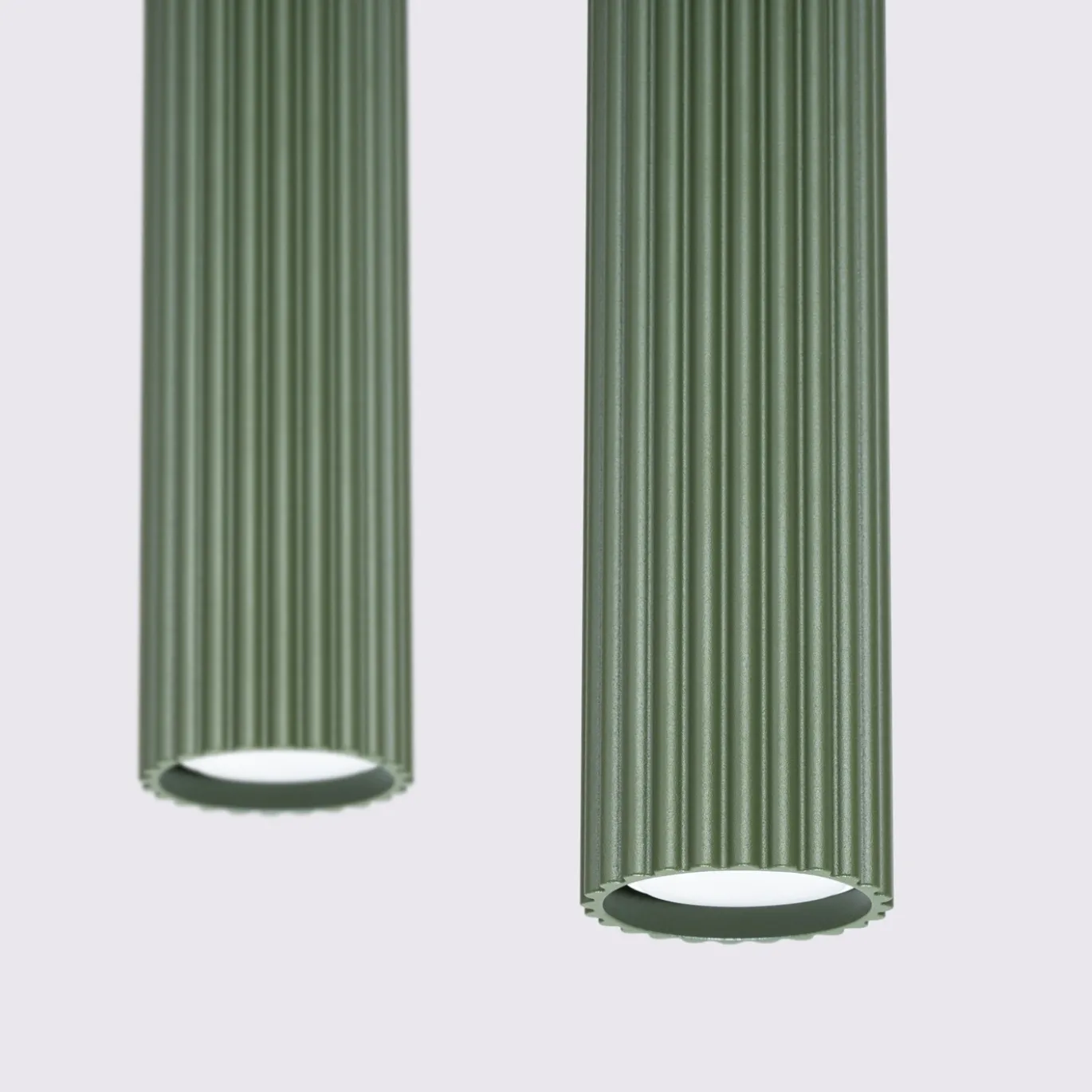 Hanglamp Karbon 2-Lichts Olijfgroen - Giga Meubel