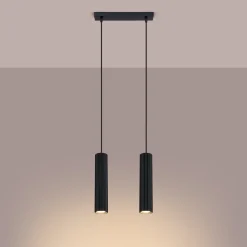 Hanglamp Karbon 2-Lichts Zwart - Giga Meubel