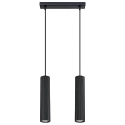 Hanglamp Karbon 2-Lichts Zwart - Giga Meubel