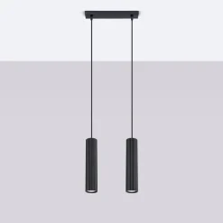Hanglamp Karbon 2-Lichts Zwart - Giga Meubel