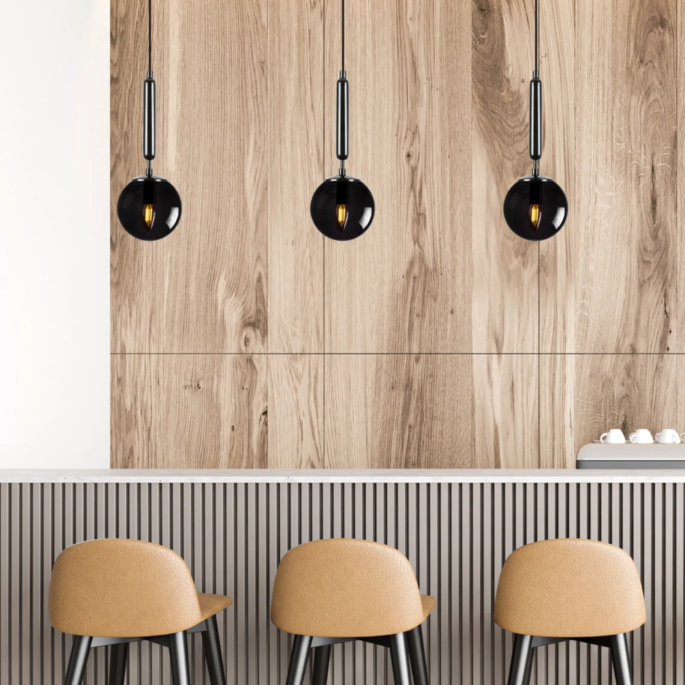 Hanglamp King Zwart