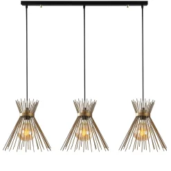 Hanglamp Kirpi Goud 3-Lichts