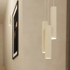Hanglamp Lagos 3-Lichts Beige - Giga Meubel