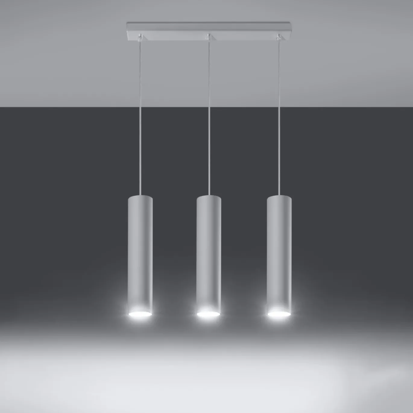 Hanglamp Lagos 3-Lichts Wit - Giga Meubel