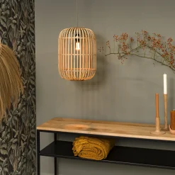 Hanglamp Lana 1-lichts Zwart - Giga Meubel