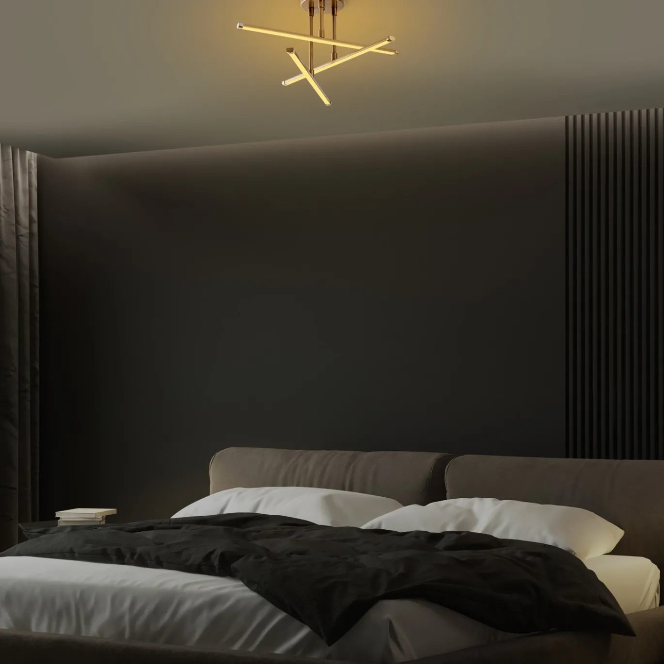 Hanglamp Ledflower Goud