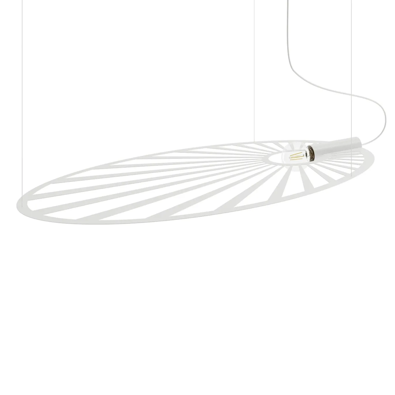 Hanglamp Lehdet Staal Wit - Giga Meubel