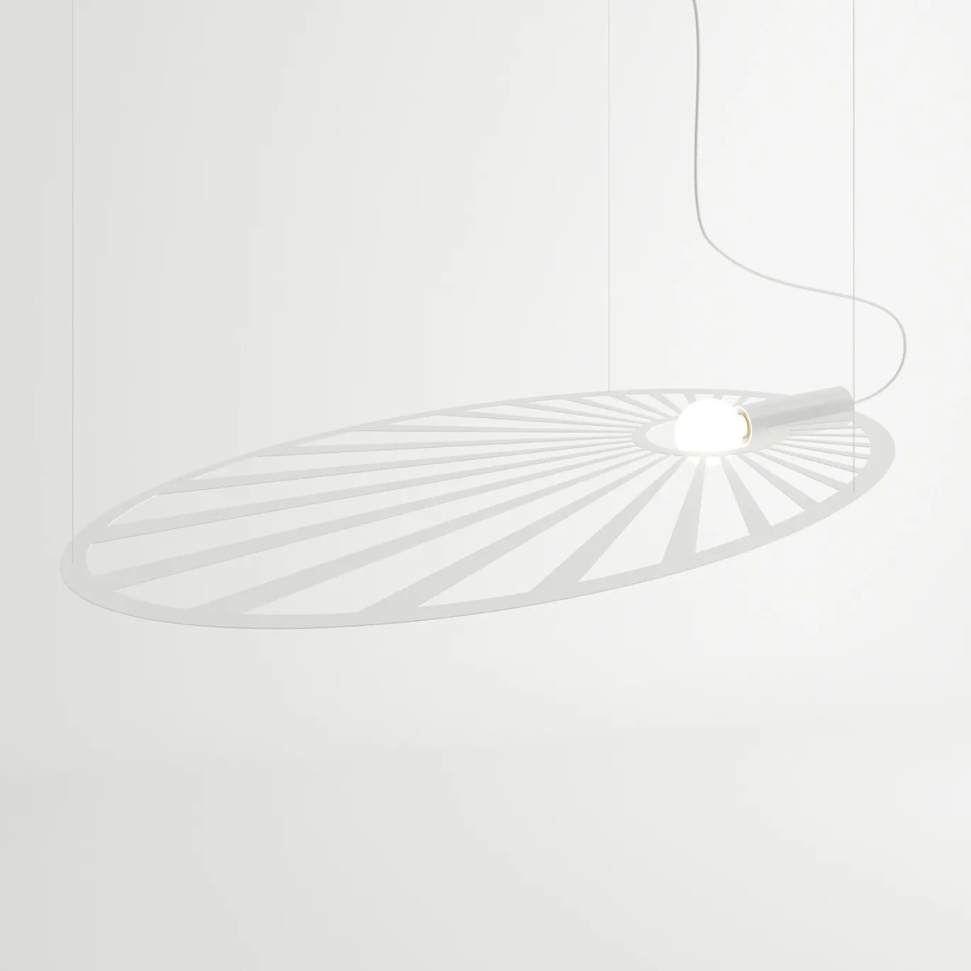 Hanglamp Lehdet Staal Wit - Giga Meubel