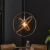 Hanglamp 1-Lichts Galaxy Artic Zwart - Giga Meubel