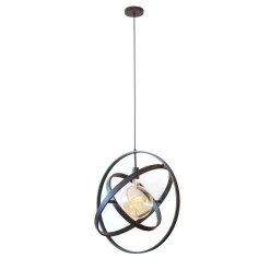 Hanglamp 1-Lichts Galaxy Artic Zwart - Giga Meubel