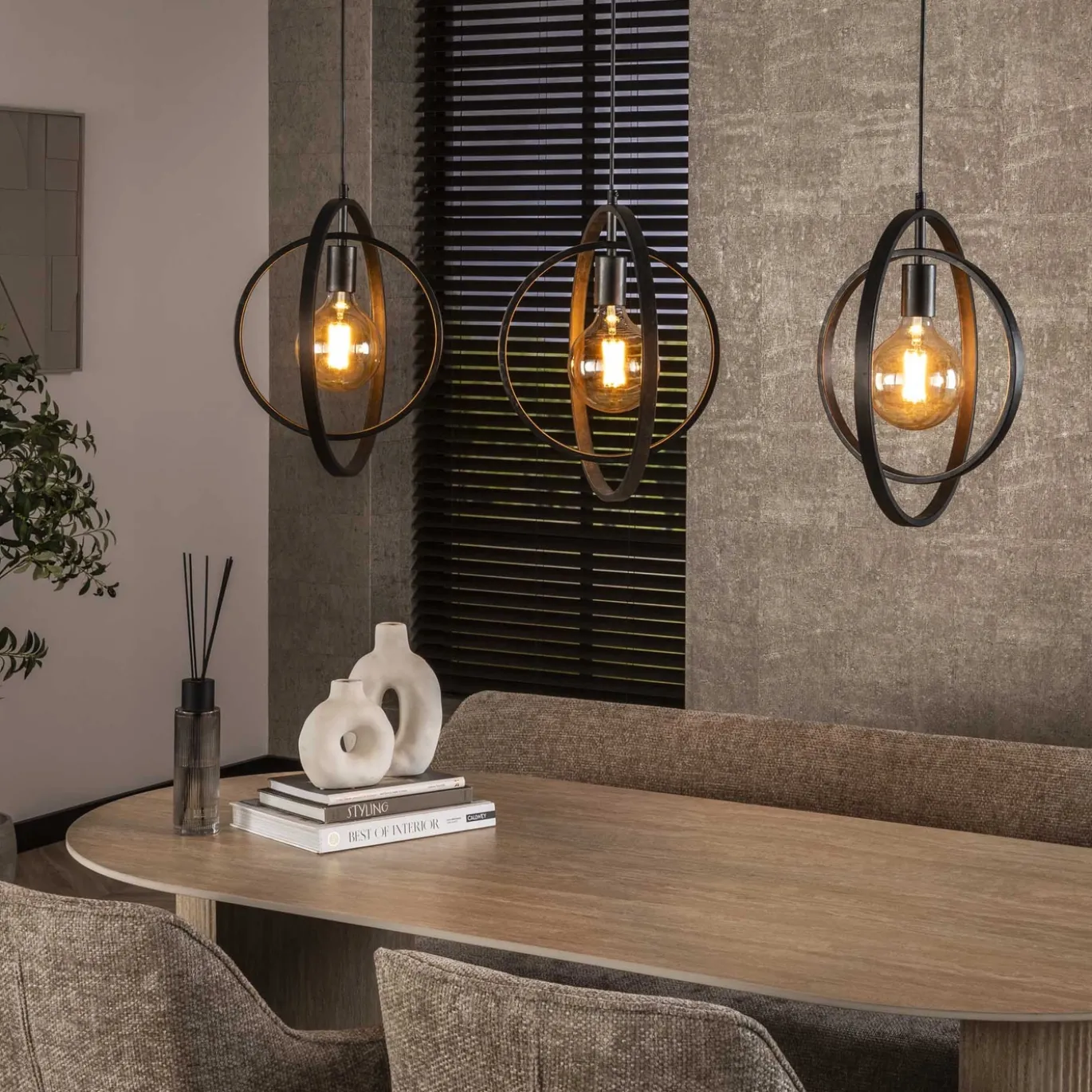 Hanglamp 3L Turn Around - Giga Meubel