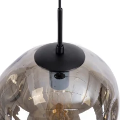 Hanglamp Mats 1-Lichts Smoke Glas - Giga Meubel