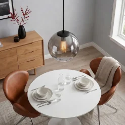 Hanglamp Mats 1-Lichts Smoke Glas - Giga Meubel