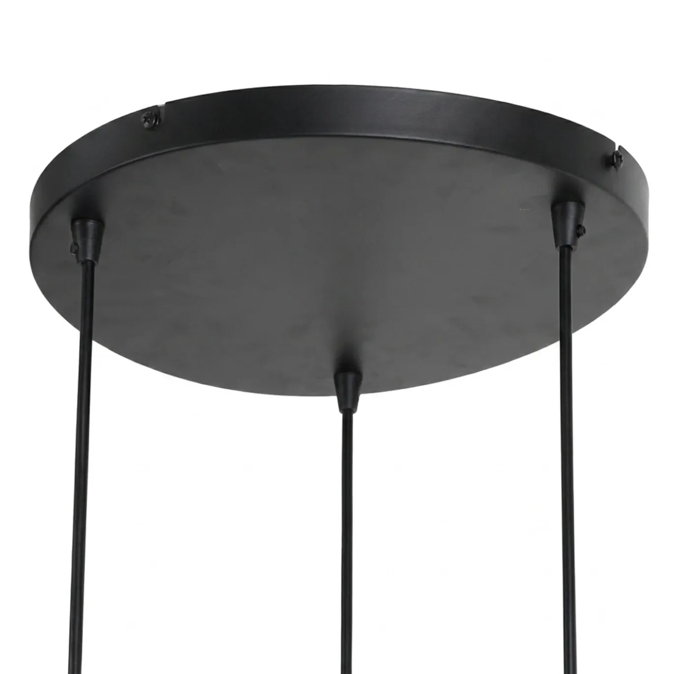 Hanglamp Mees 3-Lichts Amber Glas - Giga Meubel