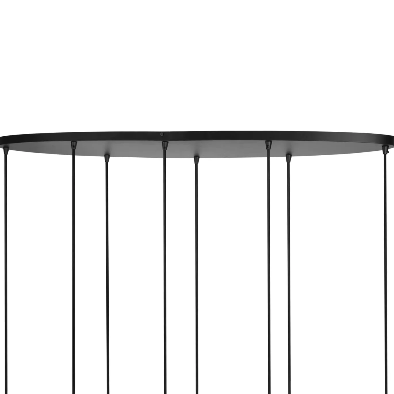 Hanglamp Mees 8-Lichts Amber Glas - Giga Meubel