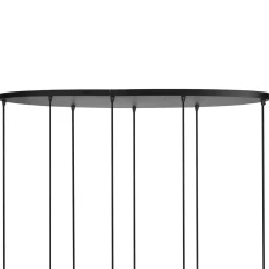 Hanglamp Mees 8-Lichts Smoke Glas - Giga Meubel