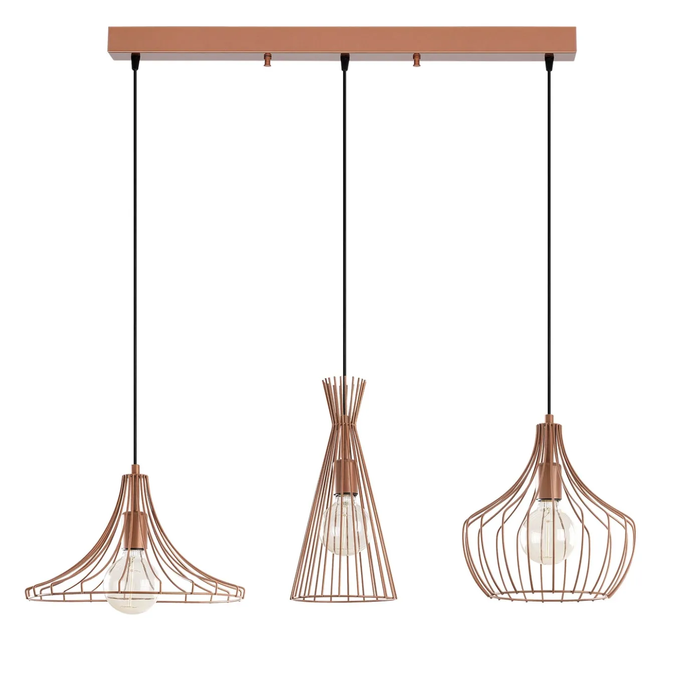 Hanglamp Mezopotamya Koper 3-Lichts