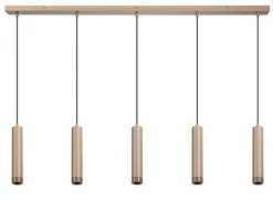 Hanglamp Miller 5-Lichts Zand - Giga Meubel