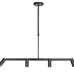 Hanglamp Miller Zwart 4-Lichts - Giga Meubel