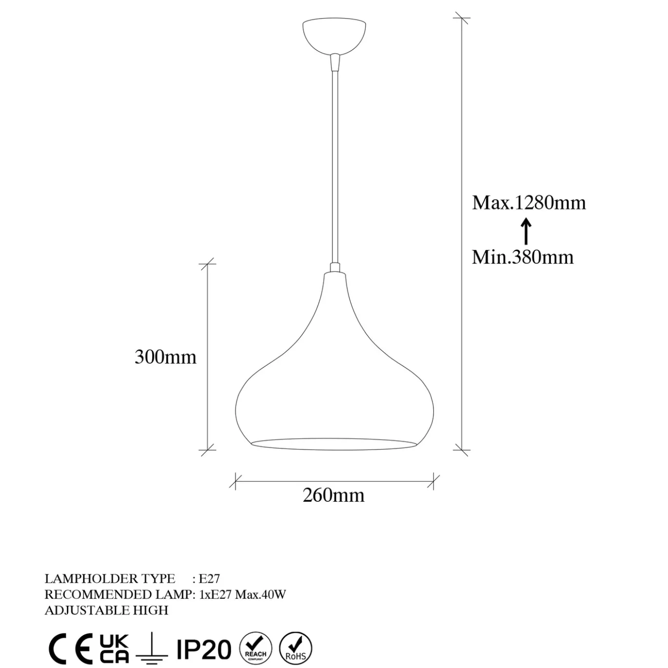 Hanglamp Muba Brass
