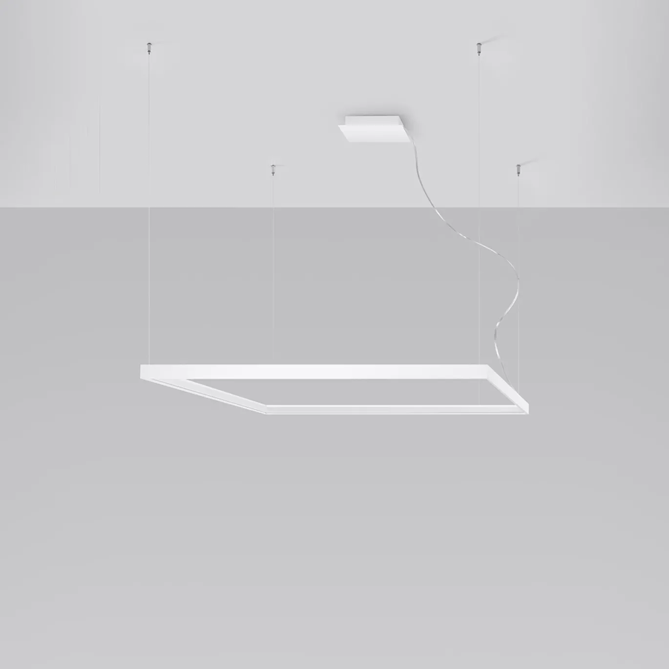 Hanglamp Nelya L Wit 4000K - Giga Meubel