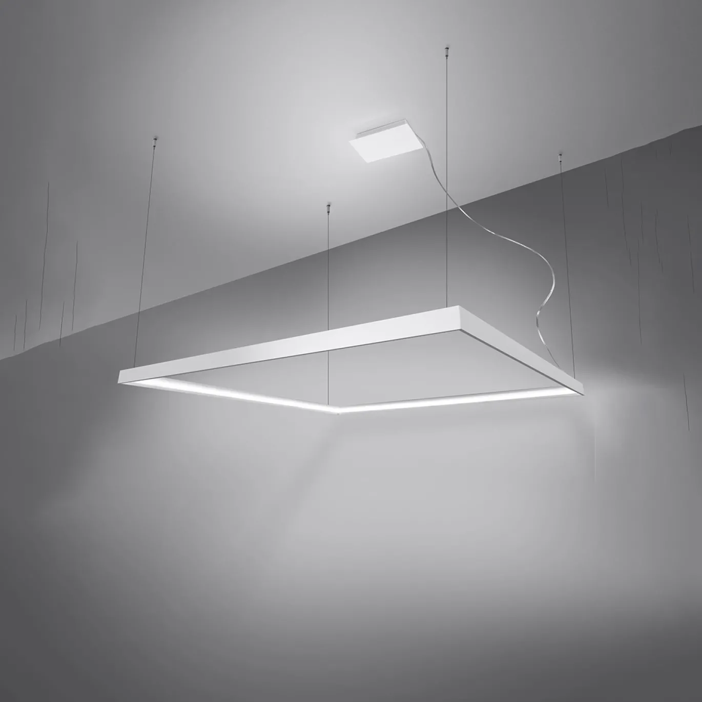 Hanglamp Nelya L Wit 4000K - Giga Meubel